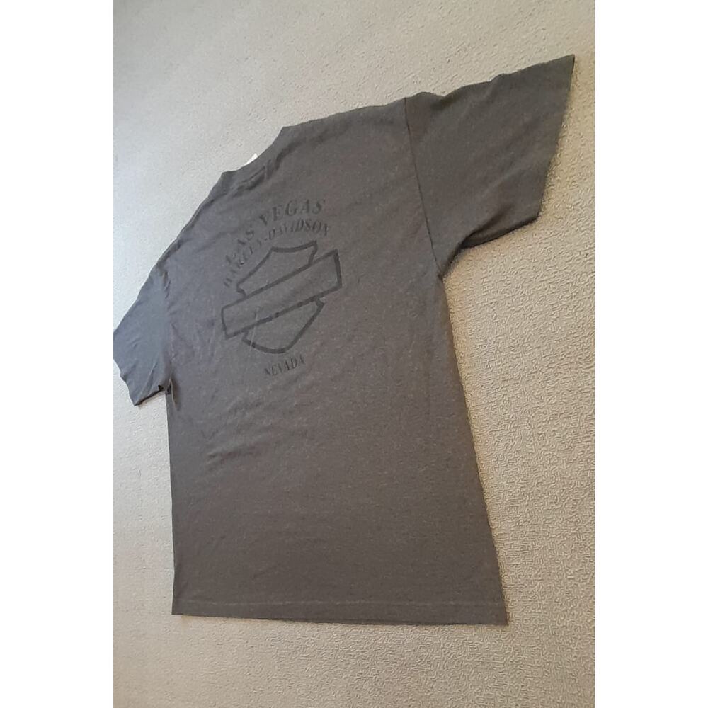 Harley‎ Davidson Mens XL Super Charged Motorcycle Graphic T Shirt Gray - Picture 12 of 12